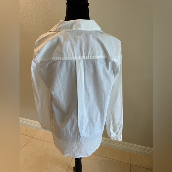 J. Crew Classic White Women's Blouse - Picture 2 of 3